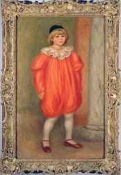 Claude Renoir in a Clown Costume